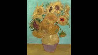 그림멍 TV음악액자-빈센트 반 고흐-해바라기 Vincent Van Gogh-Sunflowers  Bach, Skjarbin, Brahms, Chopin