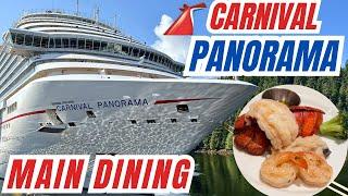 Savory Seas: The Best Dishes from Carnival Panorama's Main Dining, including all the menus.