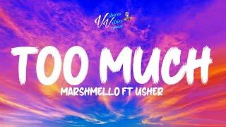 Marshmello x Imanbek - Too Much ft  Usher Lyrics