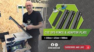 Festool CSC SYS Crosscut Fence and Adaptor Plate By Benchdog Tools