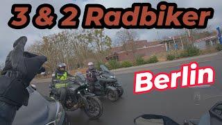 Tour mit dreckiger Scheibe  * Yamaha Tricity 300