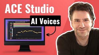 ACE Studio Tutorial (Deutsch) - Midi to AI Vocals, Custom Voices, AI Singers