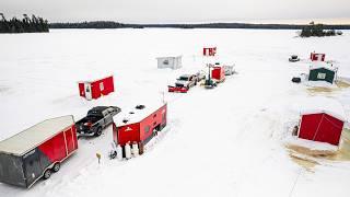 5-Star Ice Fishing (Sleeping on the Lake)