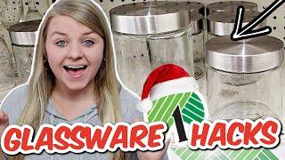 *GENIUS* DOLLAR TREE Christmas Glassware Hacks & Decor on a BUDGET! 2024 | Krafts by Katelyn