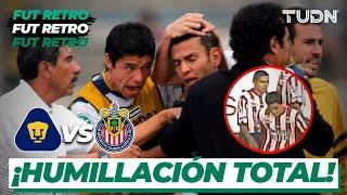 Fut Retro: ¡Humillación total! Pumas vs Chivas | Apertura 2002 | TUDN