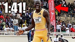 WHAT DID I JUST WITNESS?? || Emmanuel Wanyonyi Sets Track On Fire With 800 Meter Masterclass