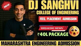 DJ Sanghvi (DJSCE) Deep Dive : Autonomous, Secret Cutoffs & ₹32LPA Placements! Worth It | TestWizer