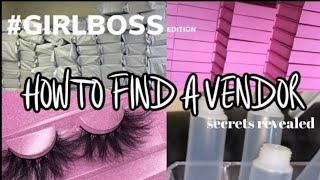 HOW TO FIND A VENDOR (lashes, jewelry, hair, etc) + frequently asked questions | #girlboss