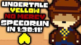 Undertale Yellow - No Mercy Glitchless SPEEDRUN in 1:38:11!