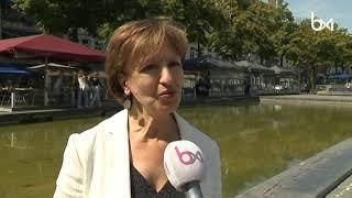 Des poissons abandonnés dans la fontaine... du Marché aux poissons