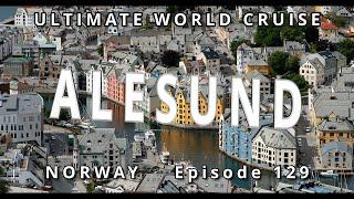 ALESUND NORWAY: Ultimate World Cruise, Ep.129 | Travel Guide Fjords, City  & Breathtaking Views!