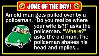  BEST JOKE OF THE DAY! - An older couple were going across the country by car... | Funny Dad Jokes