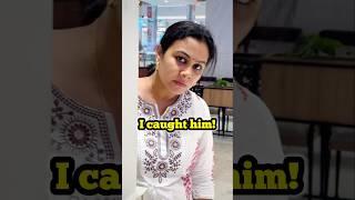 I caught him red handed!  TWIST! 🫣 #teamkunjippuzhu #nikhillena