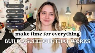 How I Make Time for Everything and *Actually* Stick to a Schedule