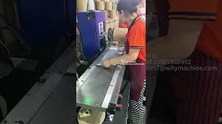 Round Box Labeling Machine
