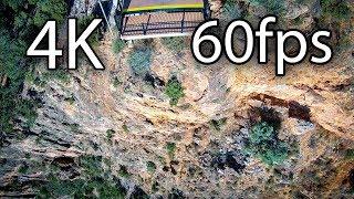 Giant Canyon Swing back seat on-ride 4K POV @60fps Glenwood Caverns Adventure Park