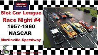 Monster Hobbies 1/32 scale Carrera Digital Slot Car League - 1957-1960 NASCAR Martinville - Race #4