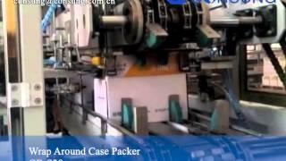 A4 paper wrap around case packer, carton packing machine