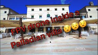 #FPV drone inside Hotel Villa Michelangelo