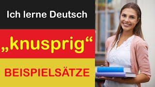 knusprig ICH LERNE DEUTSCH mit Texten und Bildern in unterschiedlichen Situationen.