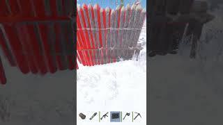 MP5 Burst vs AK in the Snow… Who wins??? - Rust Shorts  #rust #gaming #rustgame #gameplay #games