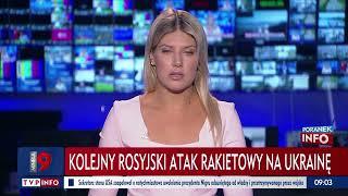 Kolejny atak rakietowy Rosji na Ukrainę