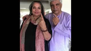 Shabana Azmi with her Husband Javed Akhtar ️️️️#shabanaazmi #javedakhtar #farhanakhtar #shorts