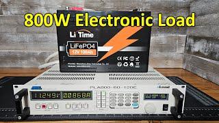 American Reliance Electronic Load Overview, Amrel PLA800-60-120E