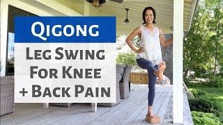 LEG SWING QIGONG FOR KNEE PAIN & BACK PAIN | WEIGHT-LOSS QIGONG