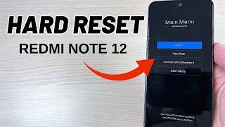 How to HARD RESET Xiaomi Redmi Note 12 & 12 Pro