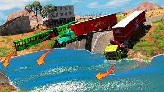 Cars vs Deep Water #5 - BeamNG Drive | Car Nation