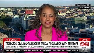 Maya Wiley Joins CNN This Morning to Discuss Insight Forum & AI Regulations