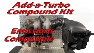 6 7L Emissions Friendly Add-a-Turbo Compound Kit | Cummins Add a Turbo kit | Dodge Ram 6.7 Cummins