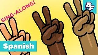 Learn To Say Hello In Spanish Sing-Along Song | BASHO & FRIENDS 4k Learning | Hola, amigo