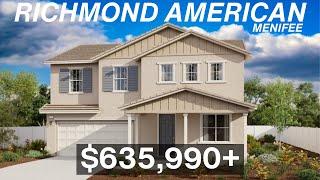 Richmond American Menifee New Homes For Sale - Alsbury -5 Bed - Loft - 2,730 Sqft - 3 car garage