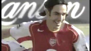 Arsenal v Middlesbrough 2004-05 HENRY PIRES BERGKAMP GOAL