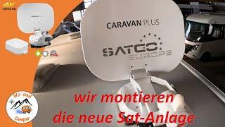 Montage und Vorstellung der neuen Automatische Sat-Anlage Caravan Plus von Selfsat