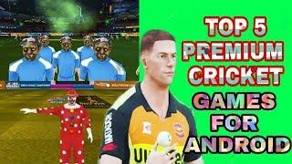TOP 5 CRICKET GAMES FOR ANDROID PAID DOWNLOAD NOW || TECH WIDFRNDZ
