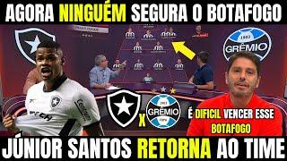 BOTAFOGO X GREMIO! BOTAFOGO COM FORÇA TOTAL! TUDO SOBRE A PARTIDA! NOTICIAS DO BOTAFOGO HOJE