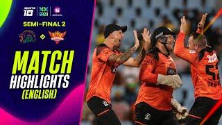 Match Highlights - Semi-final 2 | Joburg Super Kings vs Sunrisers Eastern Cape | SA20 League