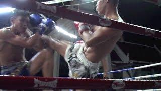 Lompayu Tiger Muay Thai vs Yodyut Lookseuadam @ Wat Dtai Temple Fair 7/12/2013