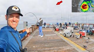 Fishing the Gulf Pier After a Devastating Hurricane!