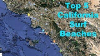 California Top 5 Surfing Beaches | Surf Training Factory