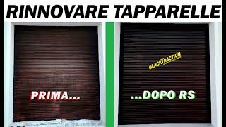 RINNOVARE COLORE TAPPARELLE PVC VECCHIE E SBIADITE