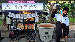 Freshly brewed tea at THE CHAI WALLAH JP nagar Bengaluru | Tea cafe | Indian street food | Chaiwala