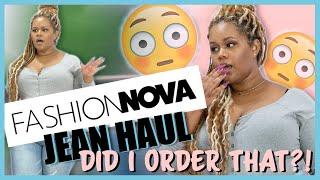 Fashion Nova Curve Denim Haul Review 2021