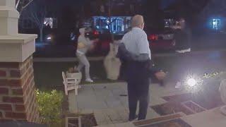 Doorbell camera captures couple being robbed outside Glenview home - WGN News at 10