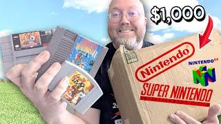 I Paid $1,000 on a blind NES, SNES, N64 box of games