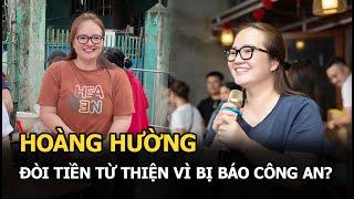 Hoàng Hường đòi tiền từ thiện vì bị báo Công An?