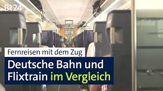 Fernreisen mit dem Zug – ein Vergleich von Deutscher Bahn und Flixtrain | mehr/wert | BR24